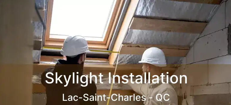  Skylight Installation Lac-Saint-Charles - QC