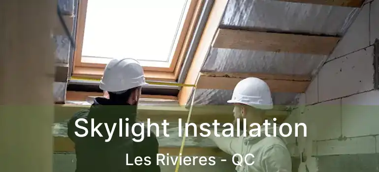  Skylight Installation Les Rivieres - QC