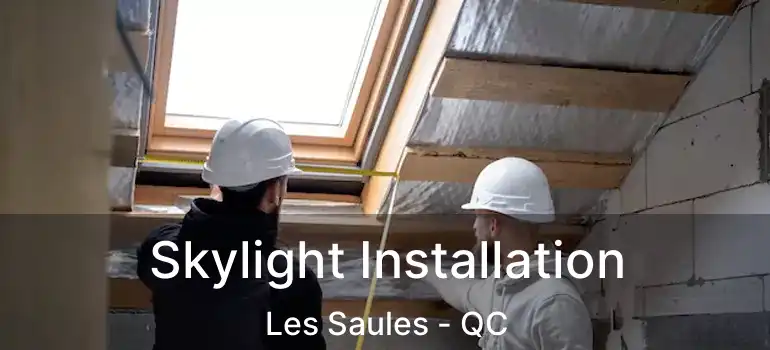  Skylight Installation Les Saules - QC