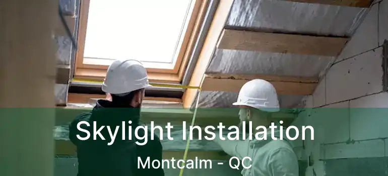  Skylight Installation Montcalm - QC