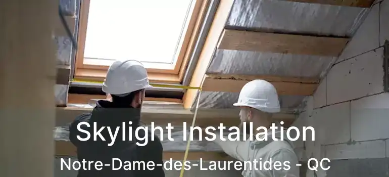 Skylight Installation Notre-Dame-des-Laurentides - QC