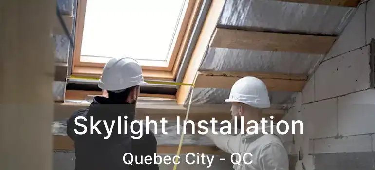  Skylight Installation Quebec City - QC