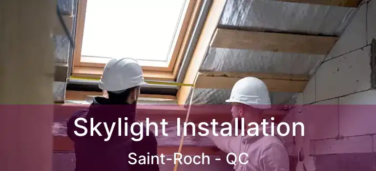  Skylight Installation Saint-Roch - QC