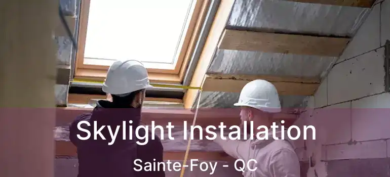  Skylight Installation Sainte-Foy - QC