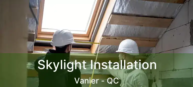  Skylight Installation Vanier - QC