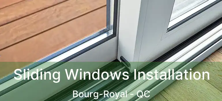  Sliding Windows Installation Bourg-Royal - QC