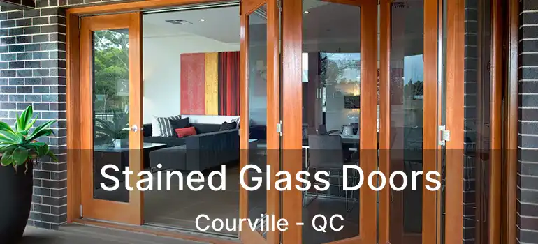  Stained Glass Doors Courville - QC