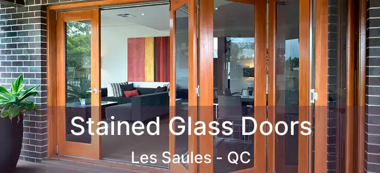  Stained Glass Doors Les Saules - QC