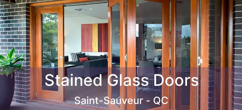  Stained Glass Doors Saint-Sauveur - QC