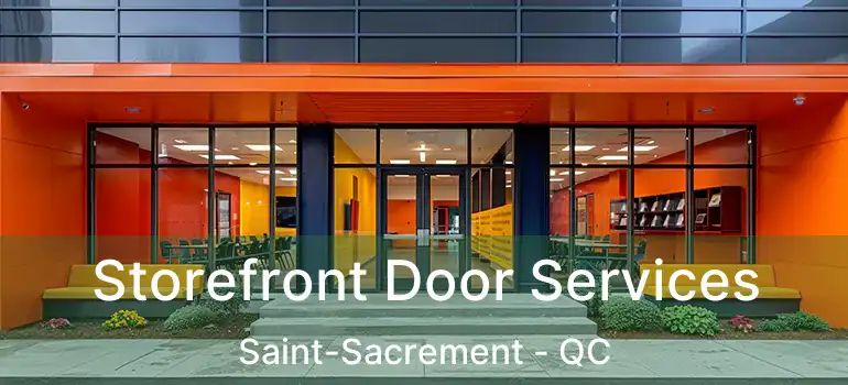  Storefront Door Services Saint-Sacrement - QC