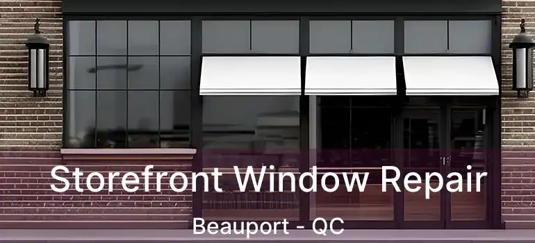  Storefront Window Repair Beauport - QC