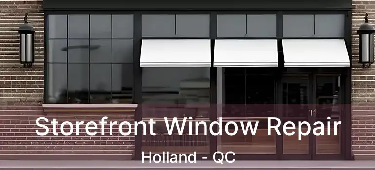  Storefront Window Repair Holland - QC