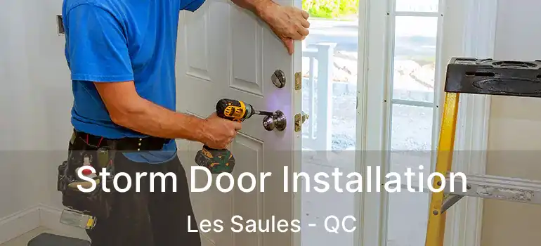  Storm Door Installation Les Saules - QC