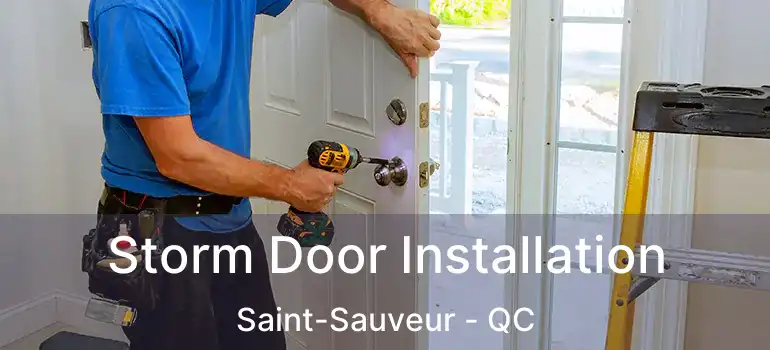  Storm Door Installation Saint-Sauveur - QC