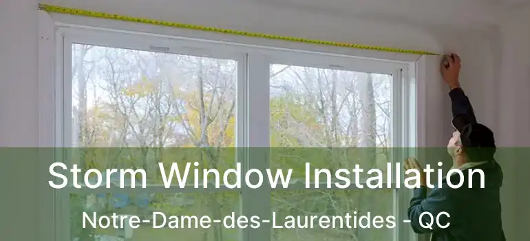  Storm Window Installation Notre-Dame-des-Laurentides - QC