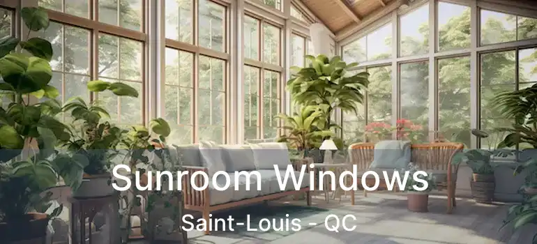  Sunroom Windows Saint-Louis - QC
