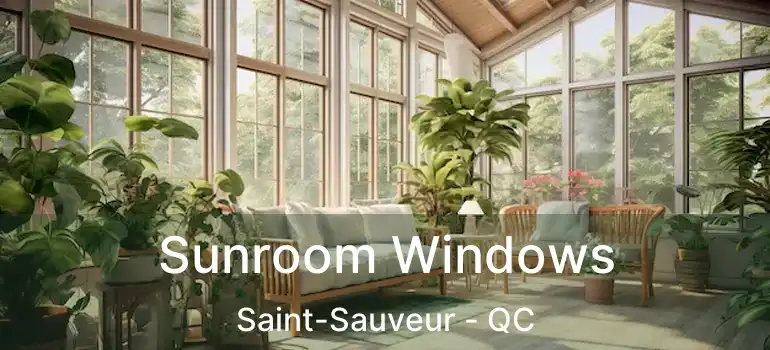  Sunroom Windows Saint-Sauveur - QC