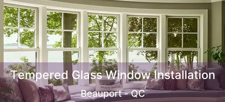  Tempered Glass Window Installation Beauport - QC