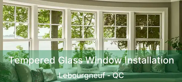  Tempered Glass Window Installation Lebourgneuf - QC