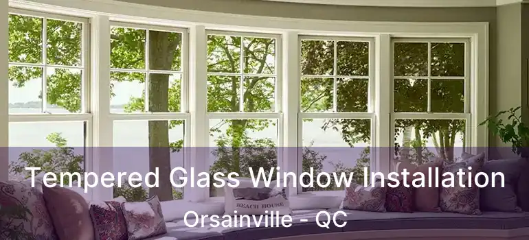  Tempered Glass Window Installation Orsainville - QC