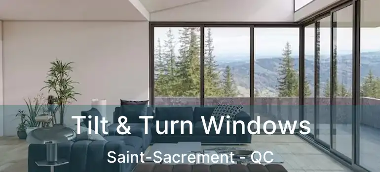  Tilt & Turn Windows Saint-Sacrement - QC