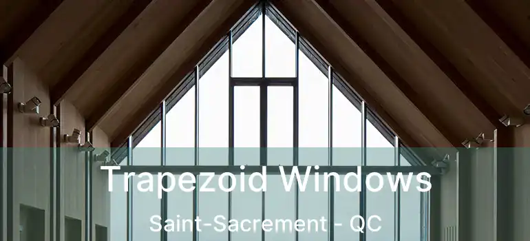  Trapezoid Windows Saint-Sacrement - QC