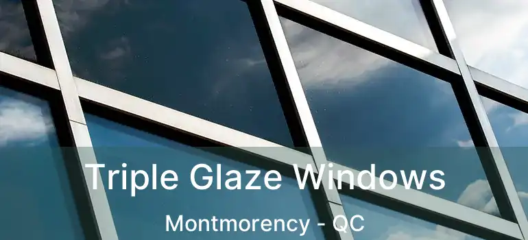  Triple Glaze Windows Montmorency - QC