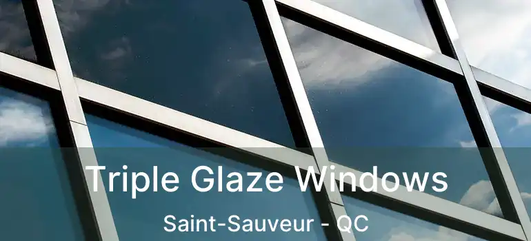  Triple Glaze Windows Saint-Sauveur - QC