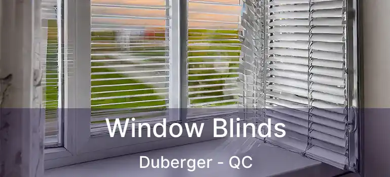  Window Blinds Duberger - QC