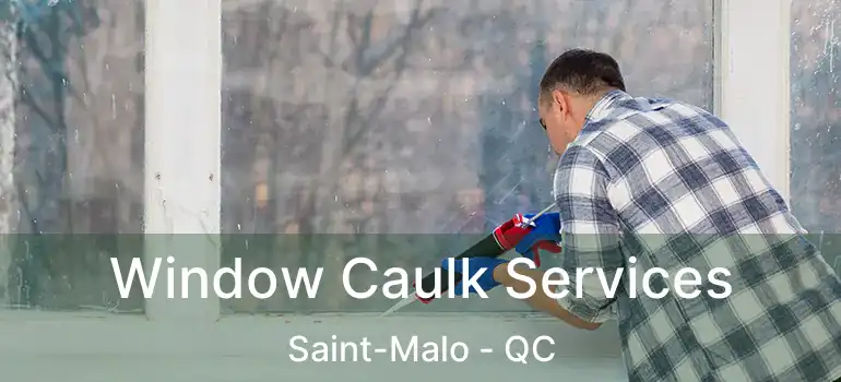  Window Caulk Services Saint-Malo - QC
