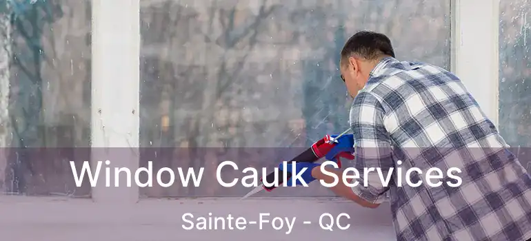 Window Caulk Services Sainte-Foy - QC