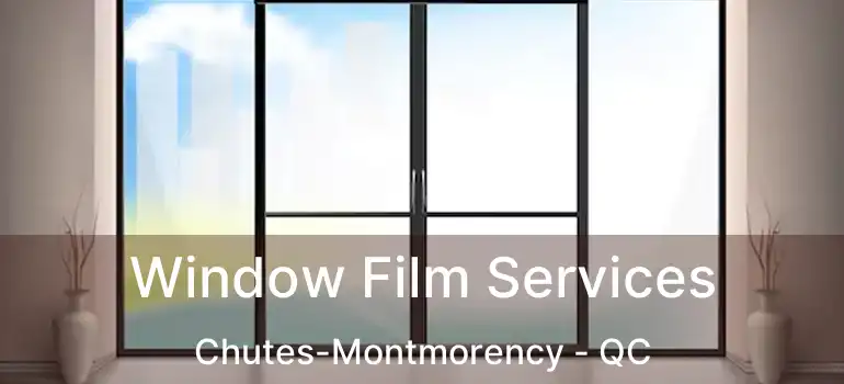  Window Film Services Chutes-Montmorency - QC