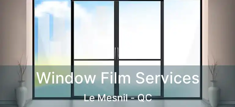  Window Film Services Le Mesnil - QC