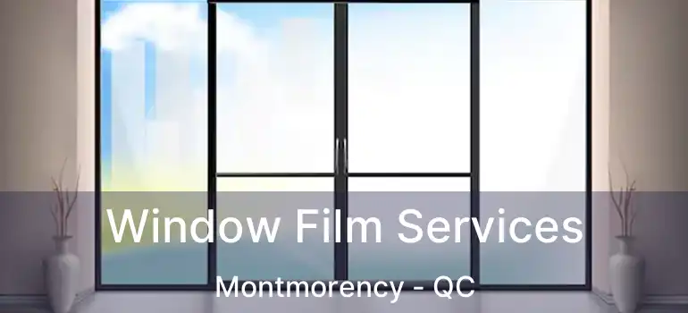  Window Film Services Montmorency - QC