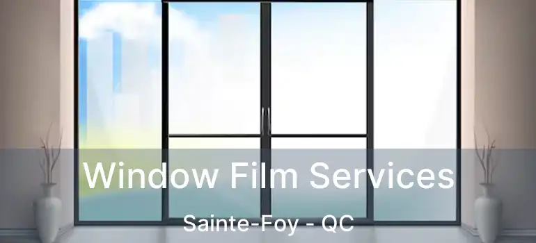  Window Film Services Sainte-Foy - QC