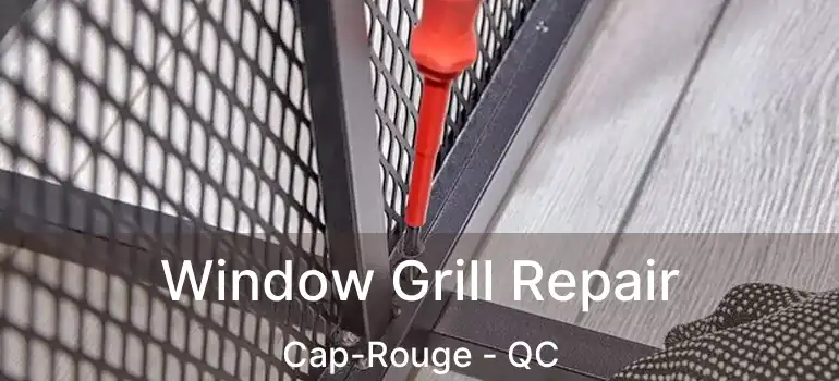  Window Grill Repair Cap-Rouge - QC