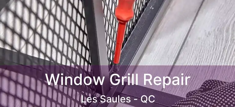  Window Grill Repair Les Saules - QC