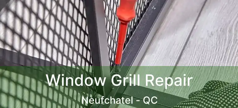  Window Grill Repair Neufchatel - QC
