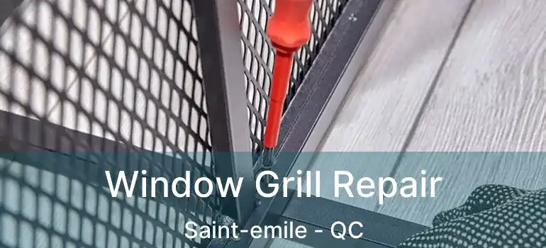  Window Grill Repair Saint-emile - QC