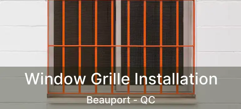  Window Grille Installation Beauport - QC