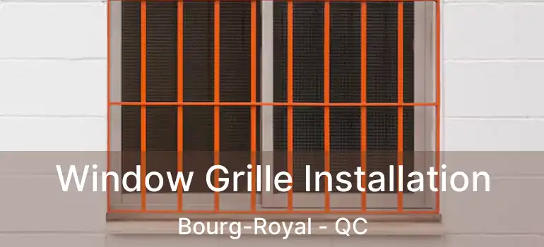  Window Grille Installation Bourg-Royal - QC