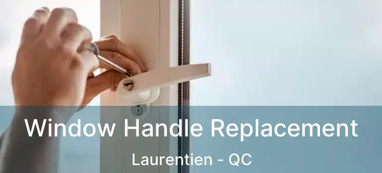  Window Handle Replacement Laurentien - QC