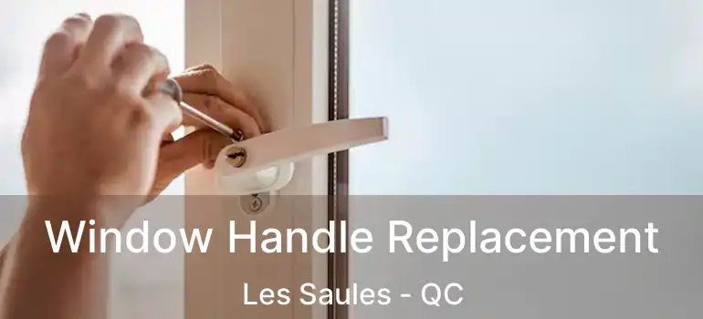  Window Handle Replacement Les Saules - QC