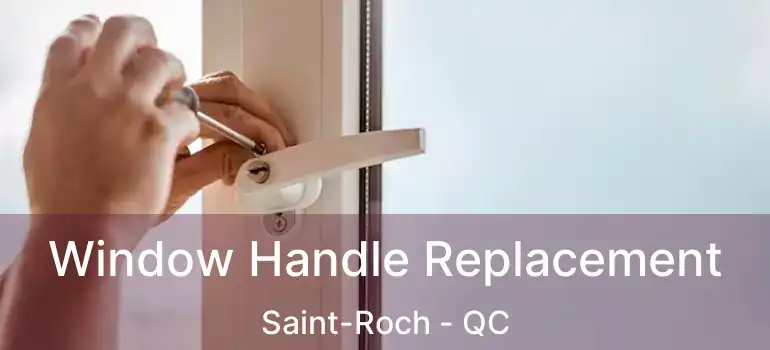  Window Handle Replacement Saint-Roch - QC