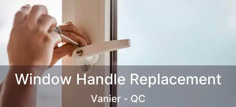  Window Handle Replacement Vanier - QC