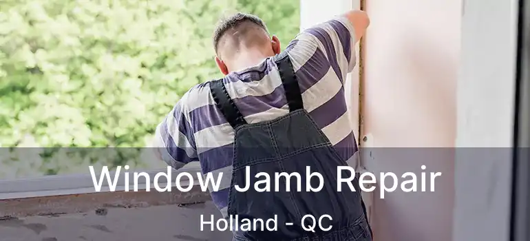  Window Jamb Repair Holland - QC