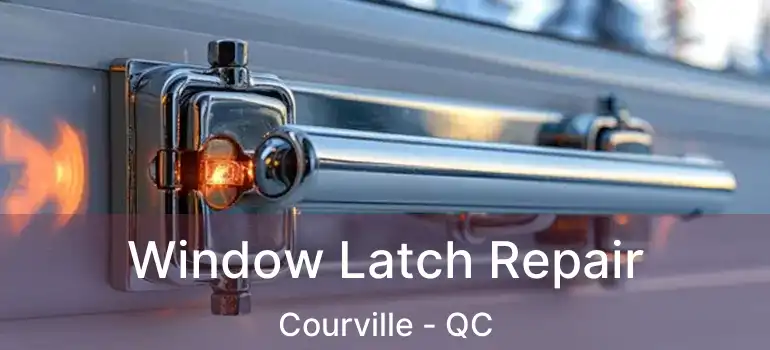  Window Latch Repair Courville - QC