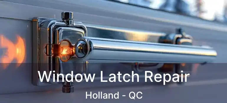  Window Latch Repair Holland - QC