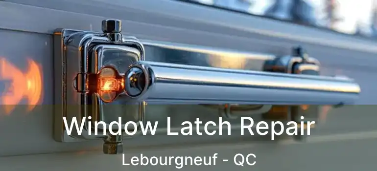  Window Latch Repair Lebourgneuf - QC