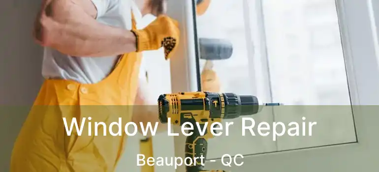  Window Lever Repair Beauport - QC